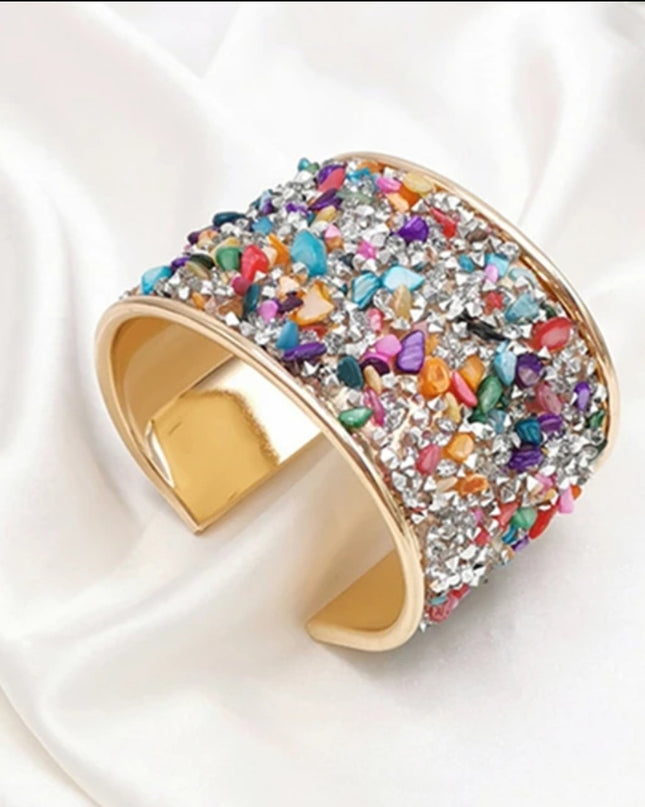 Rhinestones Cuff