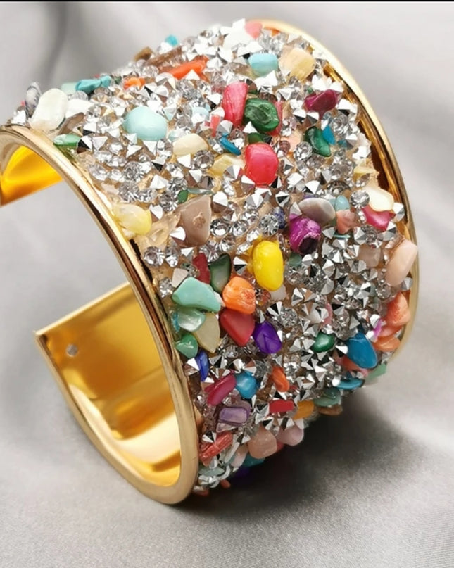 Rhinestones Cuff